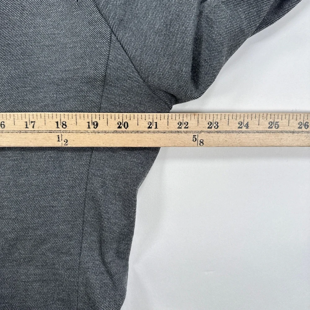 Banana Republic Mens Blazer 40R Charcoal Grey Slim Fit Half Lined Sport Coat